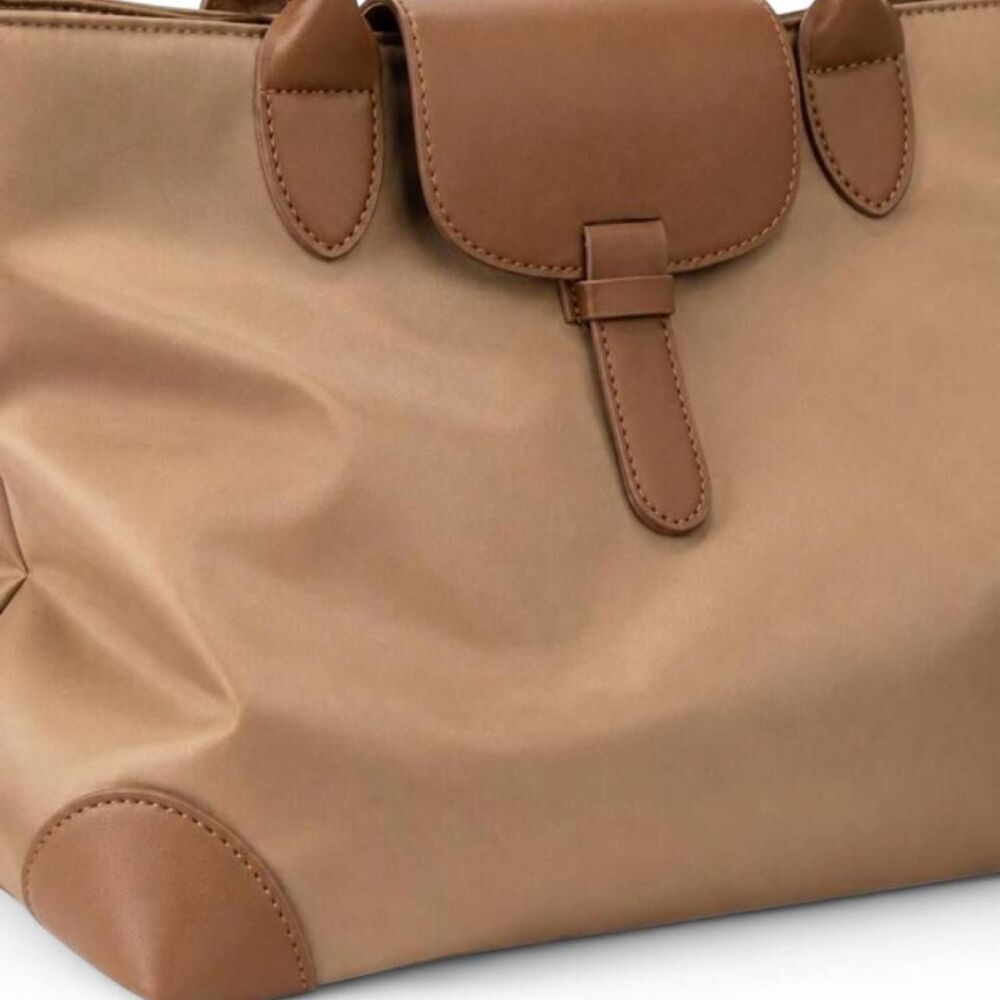 Brown Canvas Tote Shoulder Bag - Picture 3 of 6